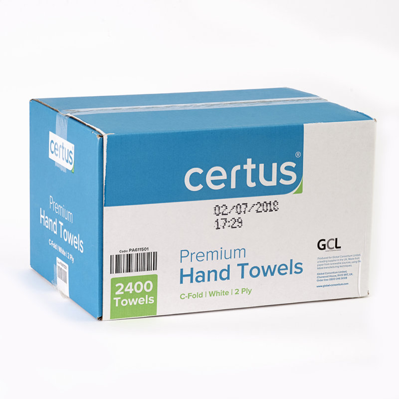 Certus C-fold White Paper Towels